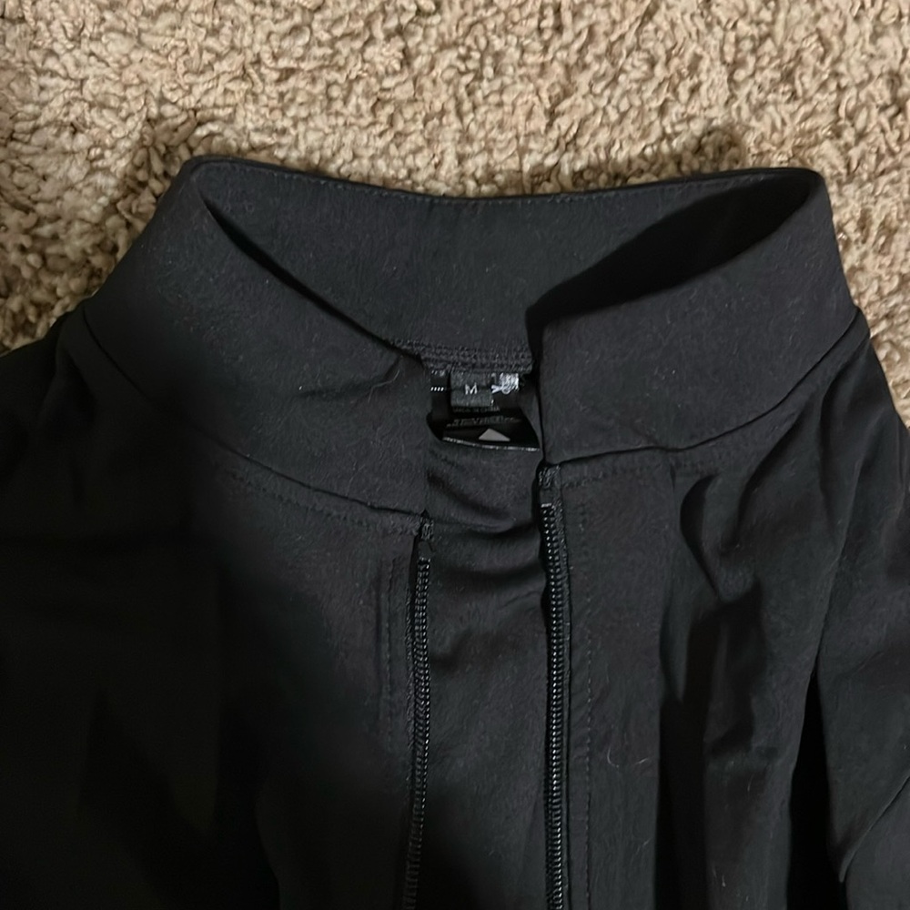 Balance women’s black full zip athletic jacket Medium
